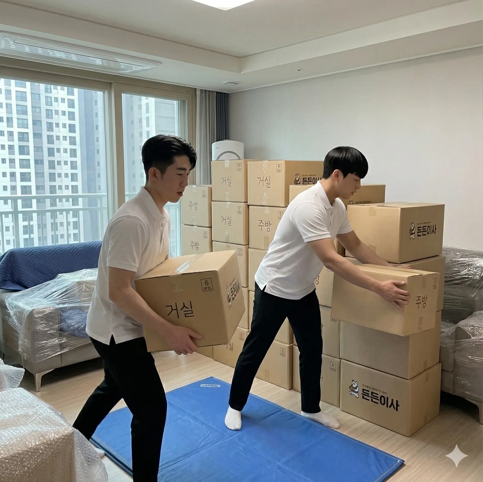 포장이사 실제 현장 사진으로 보는 과정 - 전문가의 꼼꼼한 작업 공개